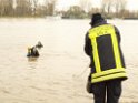 Bergung PKW im Rhein Hitdorfer Fähre P189721